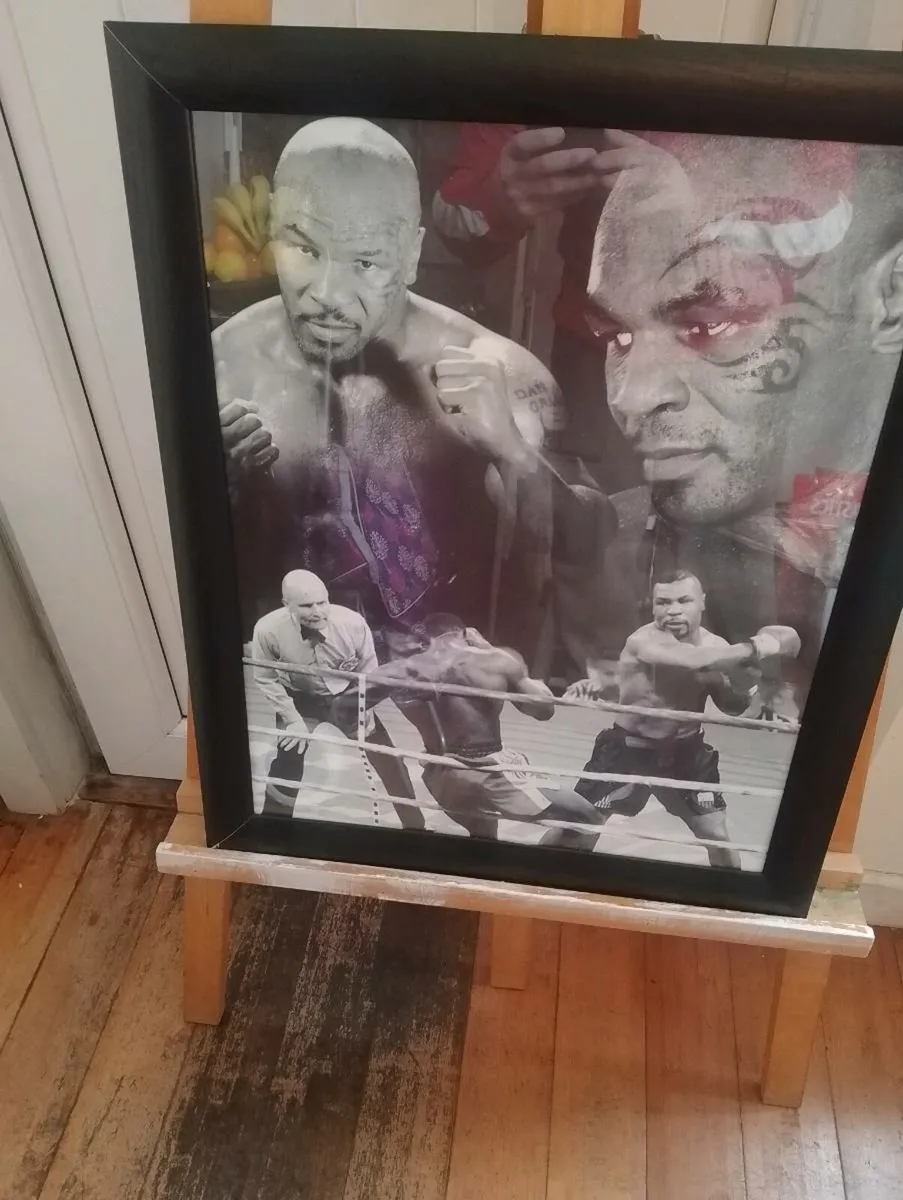 Mike Tyson framed picture - Image 3