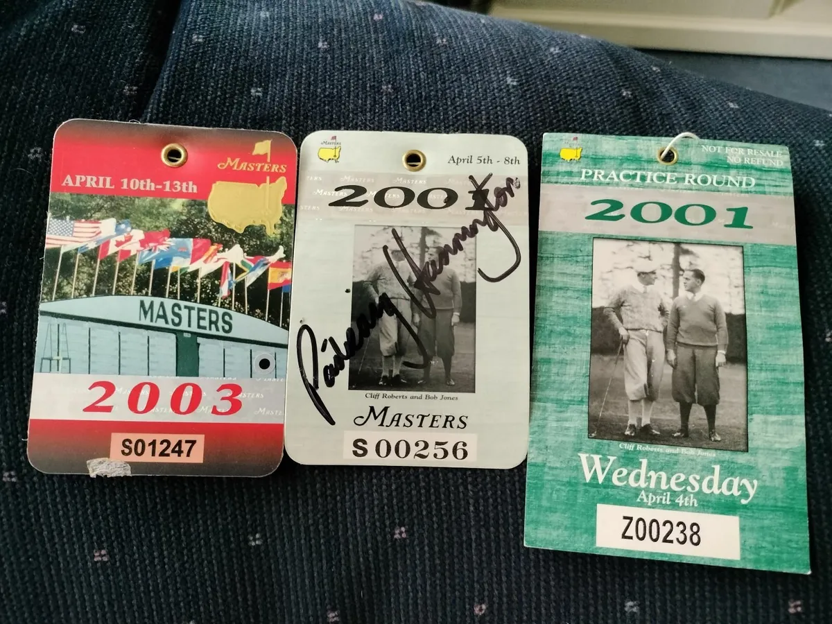 Augusta golf masters tickets