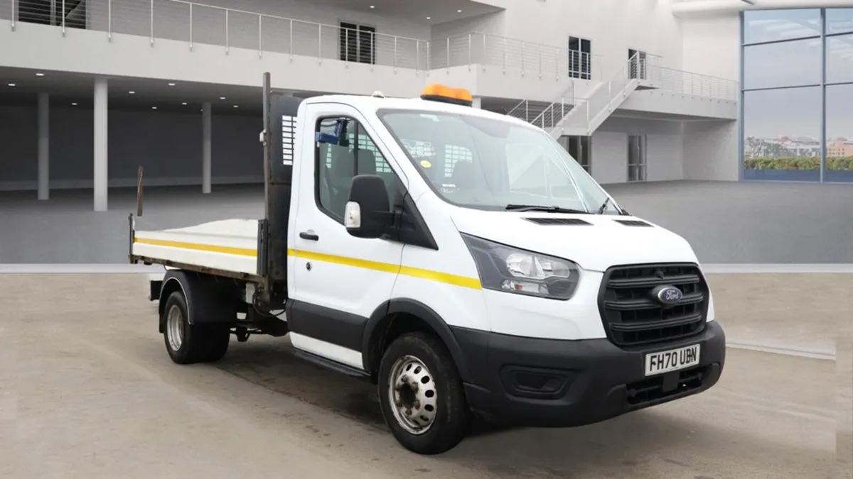 2021 TRANSIT 130 350 10FT6 TIPPER TWINWHEEL - Image 1
