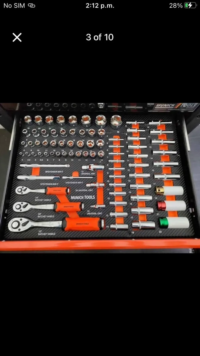 New 7 drawer tool chests free delivery - Image 3