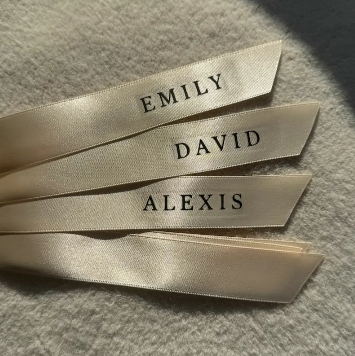 Personalised Ribbon Name Tags - Image 2
