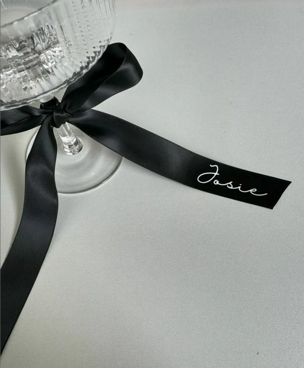 Personalised Ribbon Name Tags - Image 1
