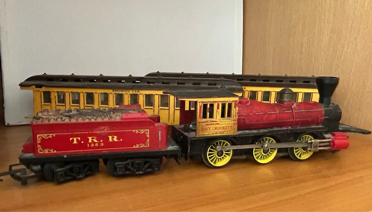 Triang model Davy Crocket train set