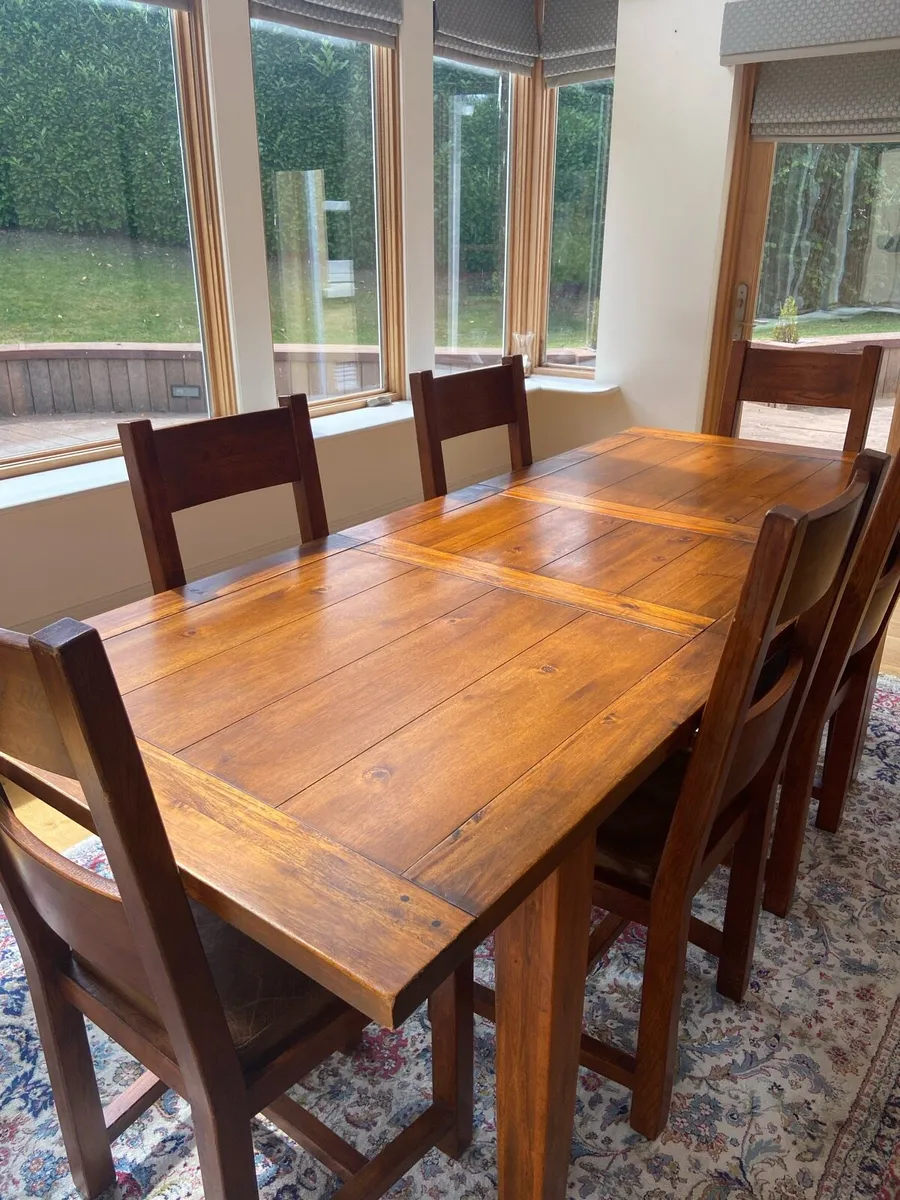 Dining Table and Chairs - Image 1