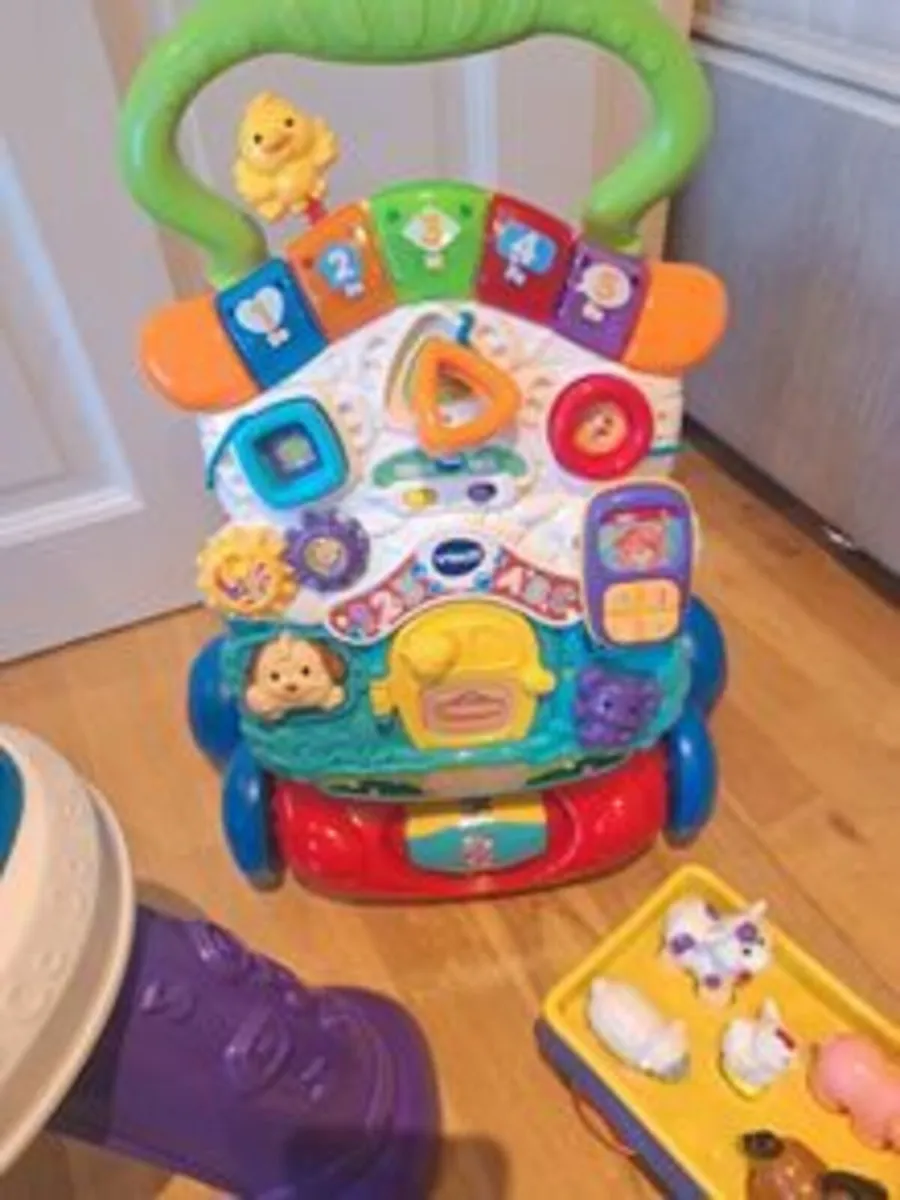 VTech First Steps Baby Walker Red
