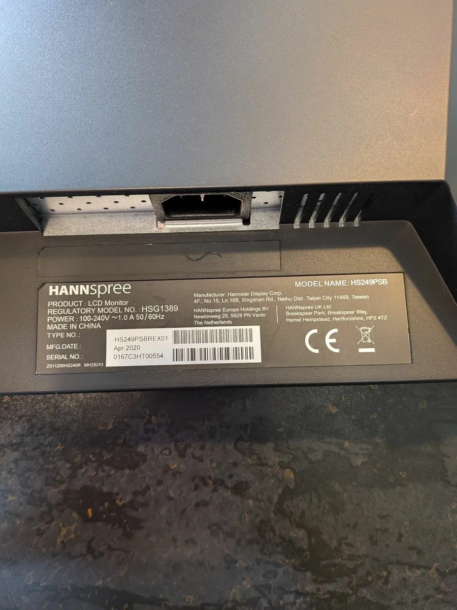 PC Monitor - Hanns.G 24" Full HD LED - Image 2
