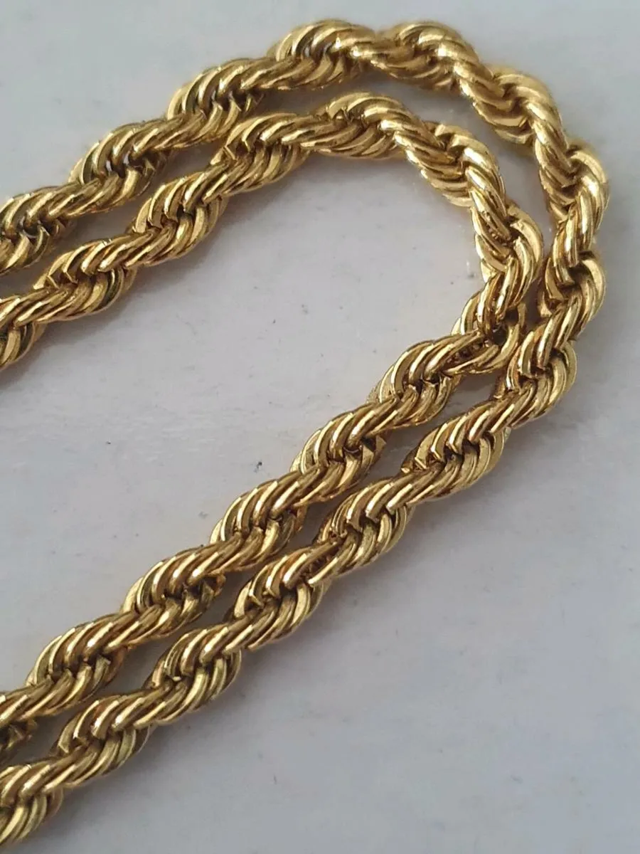 Vintage 'Napier' Rope Chain Necklace - Image 2