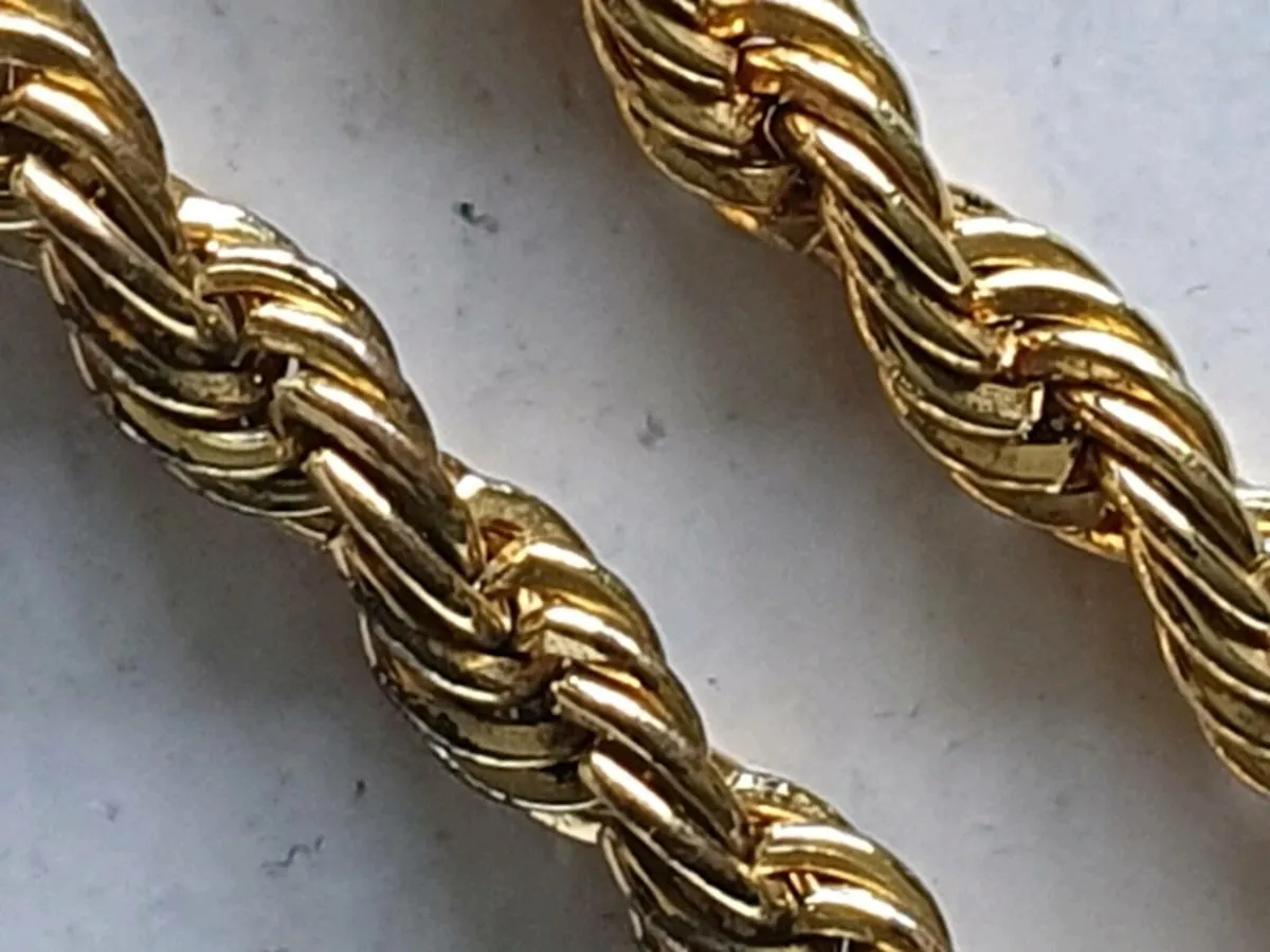Vintage 'Napier' Rope Chain Necklace - Image 3