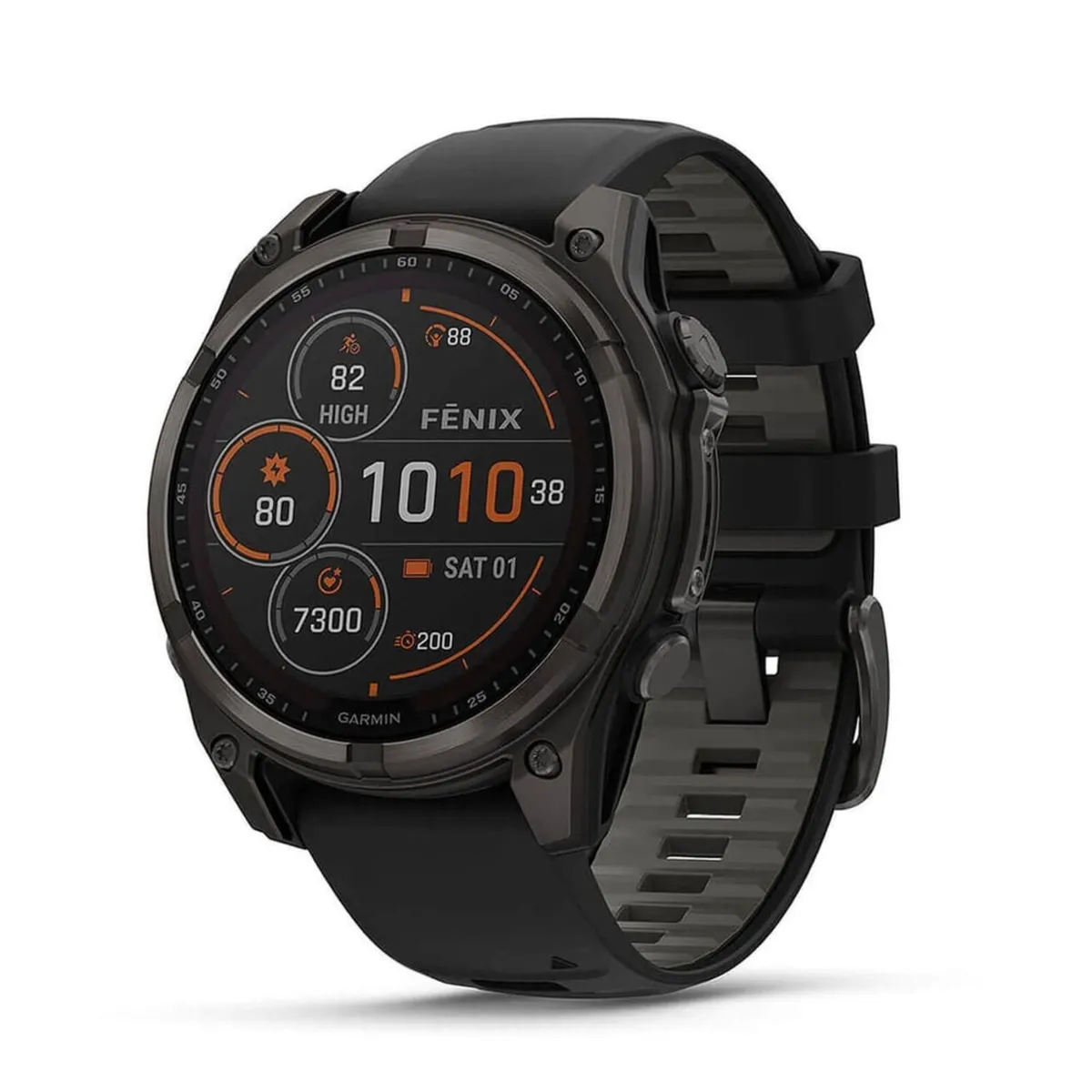Garmin fenix 8 Solar 47mm Carbon Grey - Image 1