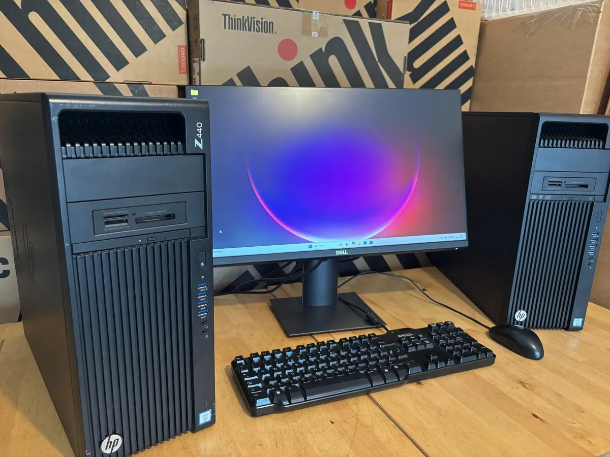 HP Workstation PC's-32Gb-Graphics-24"-Win 11-Deliv - Image 1