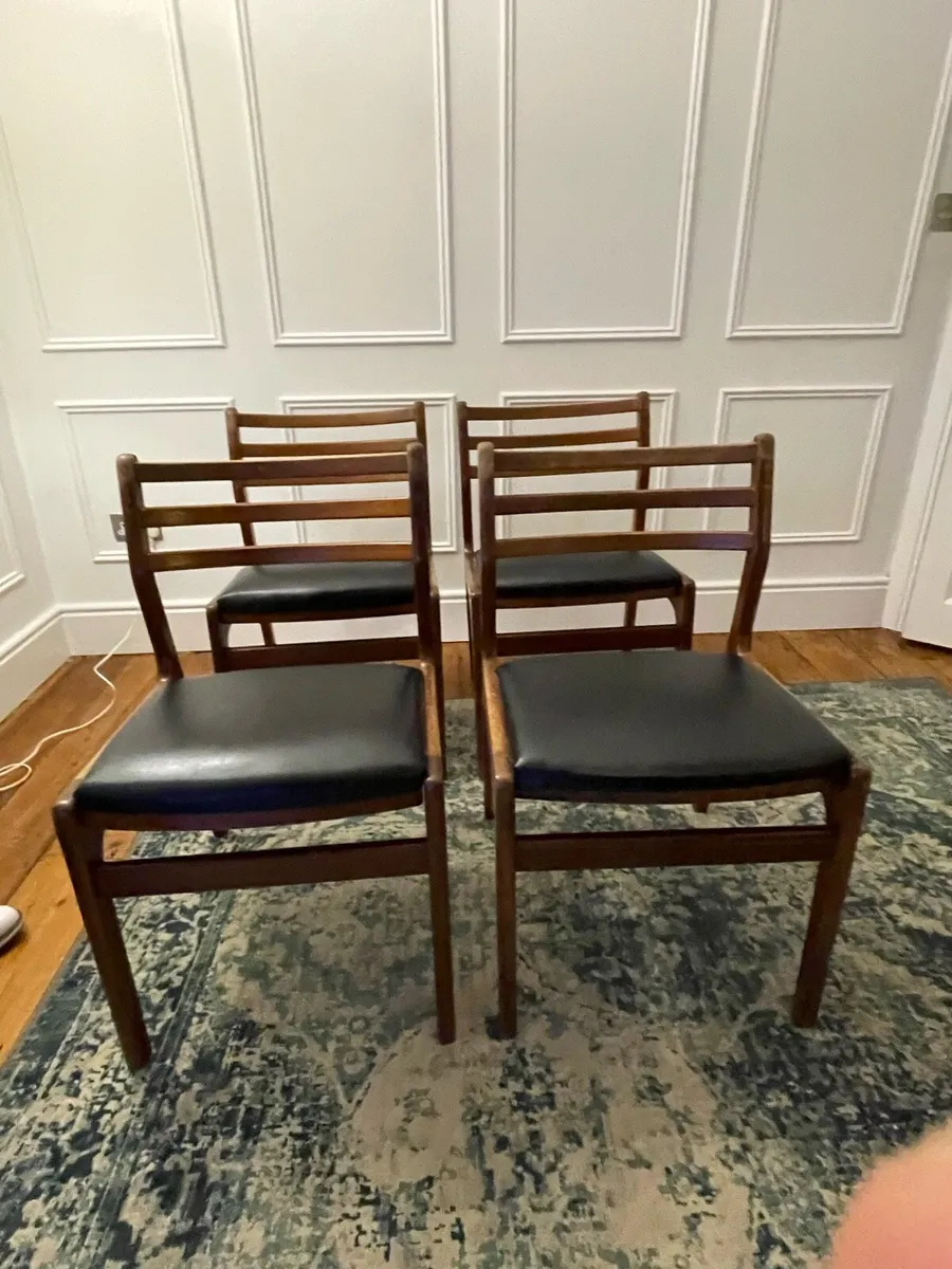 Mid century dining chairs - Image 2
