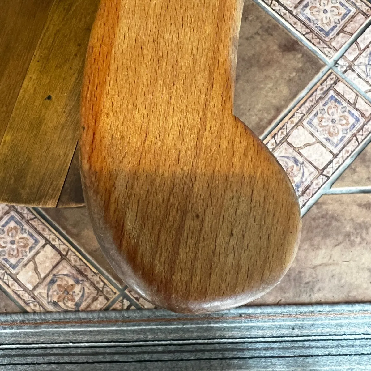 Chair carver wooden vintage - Image 2