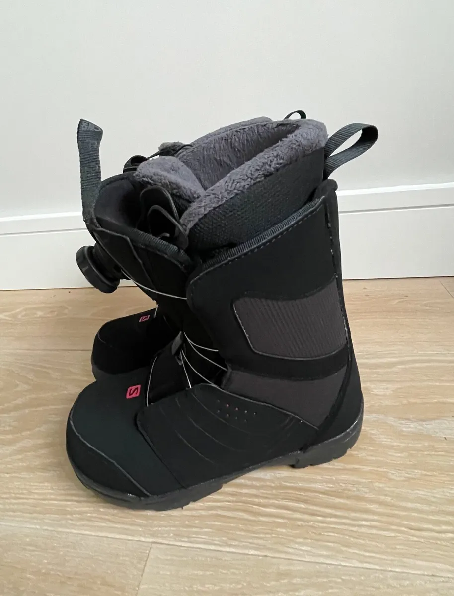 Salomon Pearl BOA Women's Snowboard Boots size 4.5 - Image 3