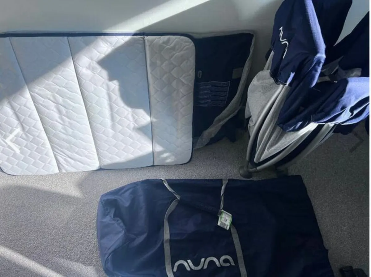Sena Nuna Travel Cot - Blue - Image 1