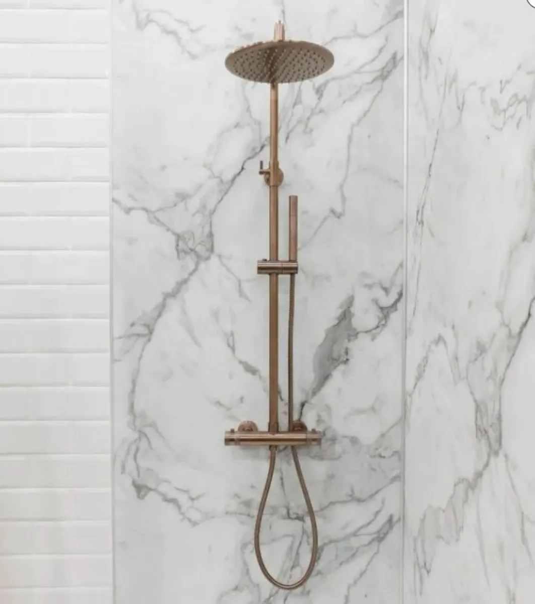 Brushed Bronze Designer Rain Shower Special Offer! - Image 1