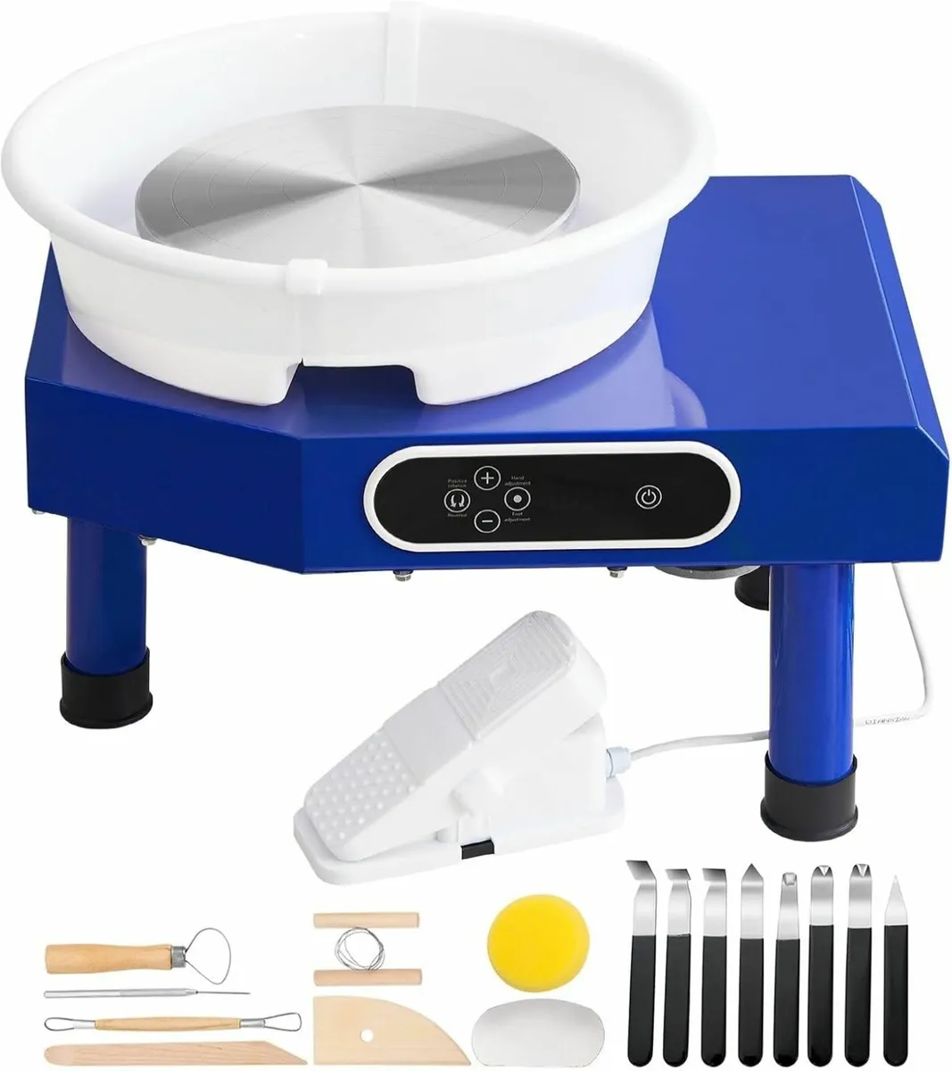350W 25cm Pottery Wheel Machine 9.8 inches Pedal - Image 4