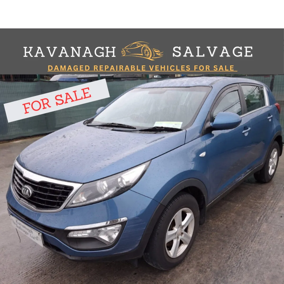 142 Kia Sportage  1.7L Diesel - Light Damage - Image 1