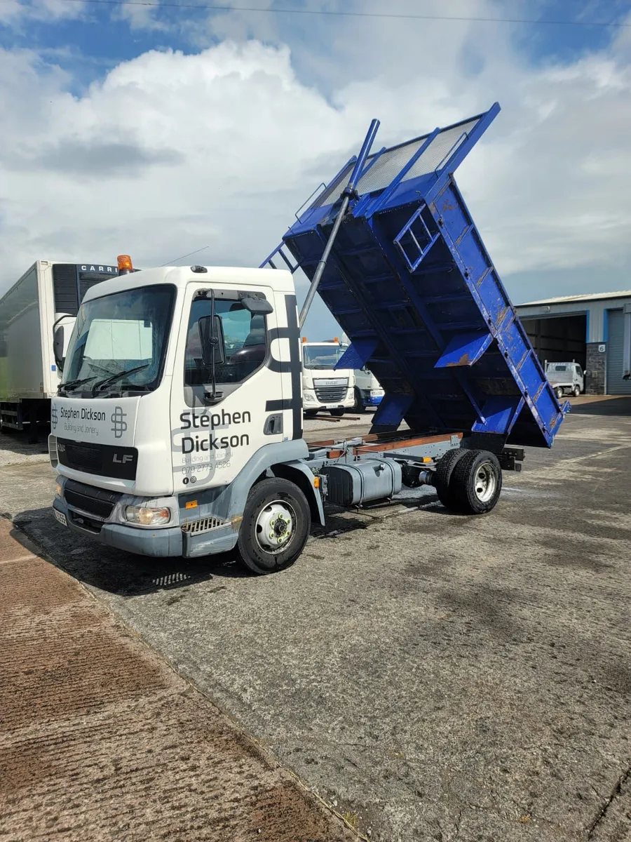 2006 Daf 7.5 Ton Tipper steel body Tested manual - Image 1