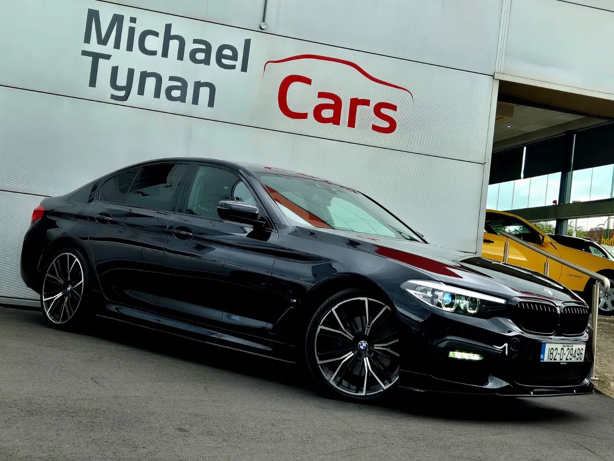 2018 BMW 530e M Sport, Black Leather, 20" - Image 2