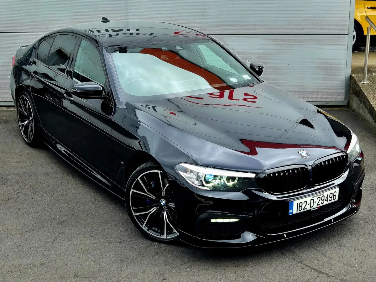 2018 BMW 530e M Sport, Black Leather, 20" - Image 3
