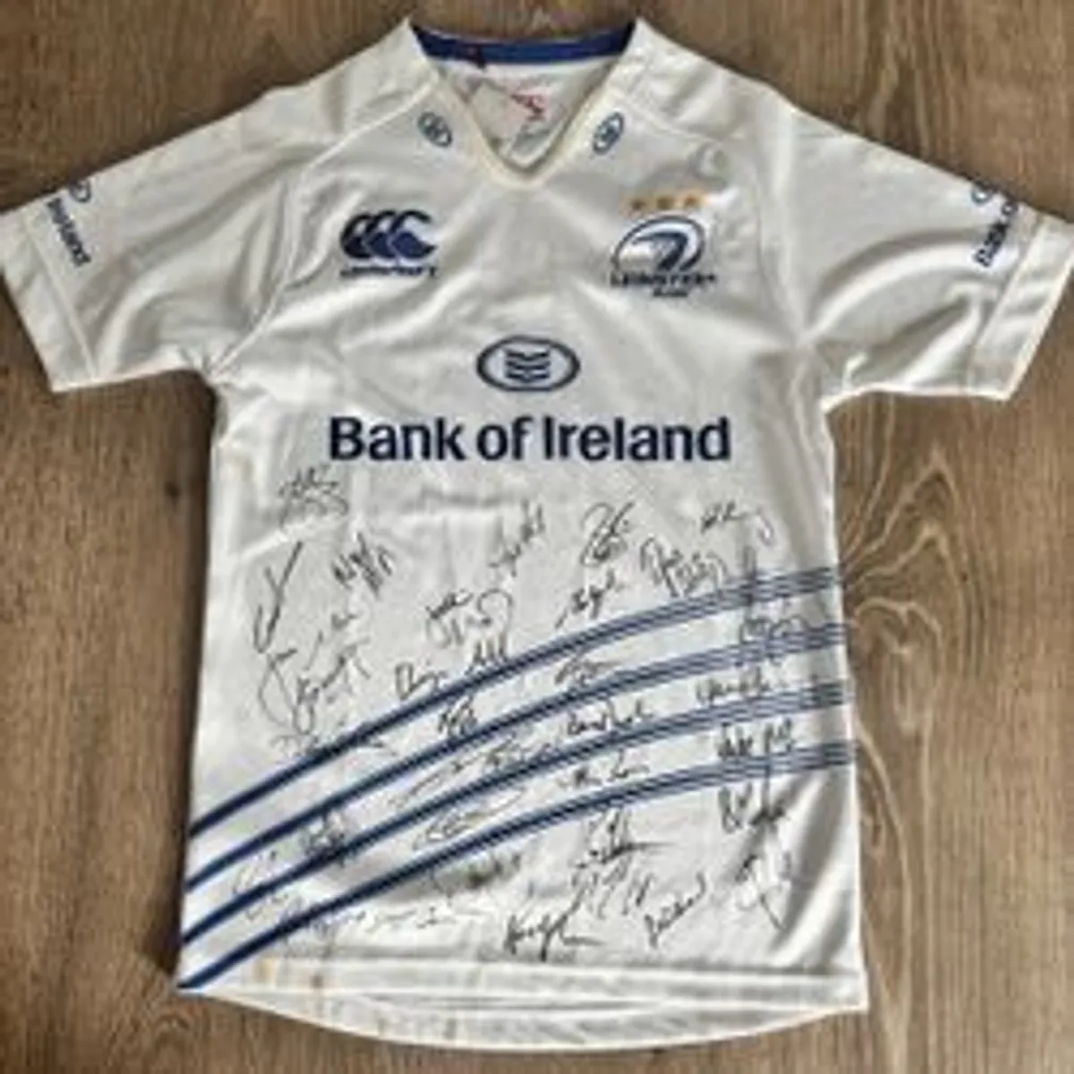 Leinster Rugby Jersey Signed by 2012-2013 Squad - Image 1