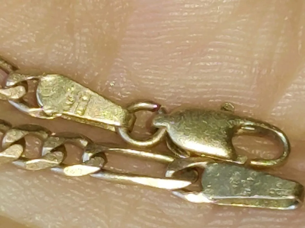 ROSE GOLD FIGARO, 9CT Gold 7"New Bracelet ! - Image 4