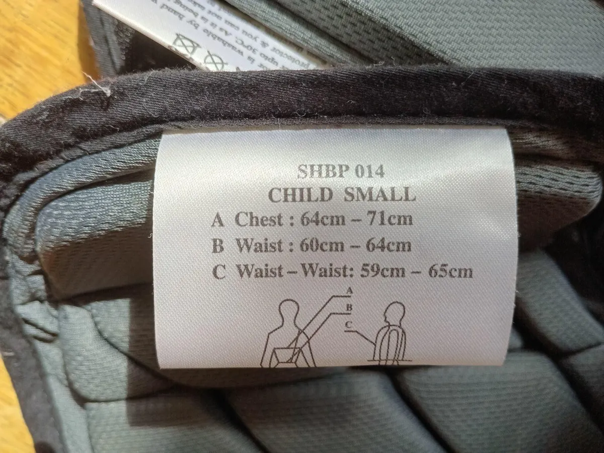 Horse riding back protector x2 and helmet - Image 2