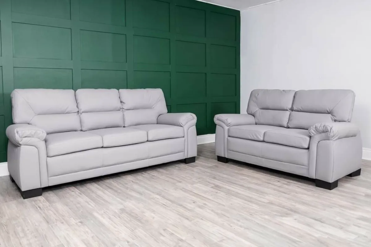 Brand New Leather Sofas - Image 2