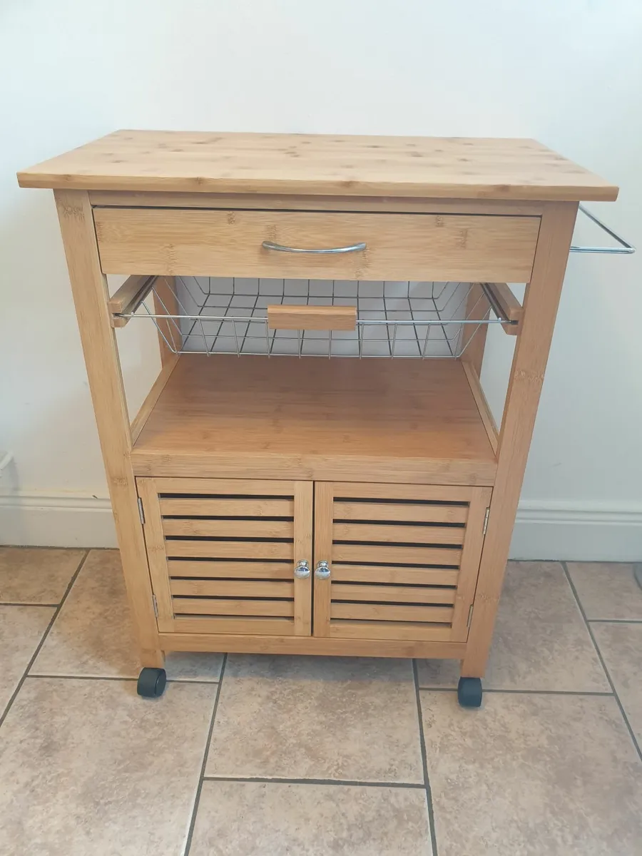 Bamboo Storage Trolley - Collection - Image 1