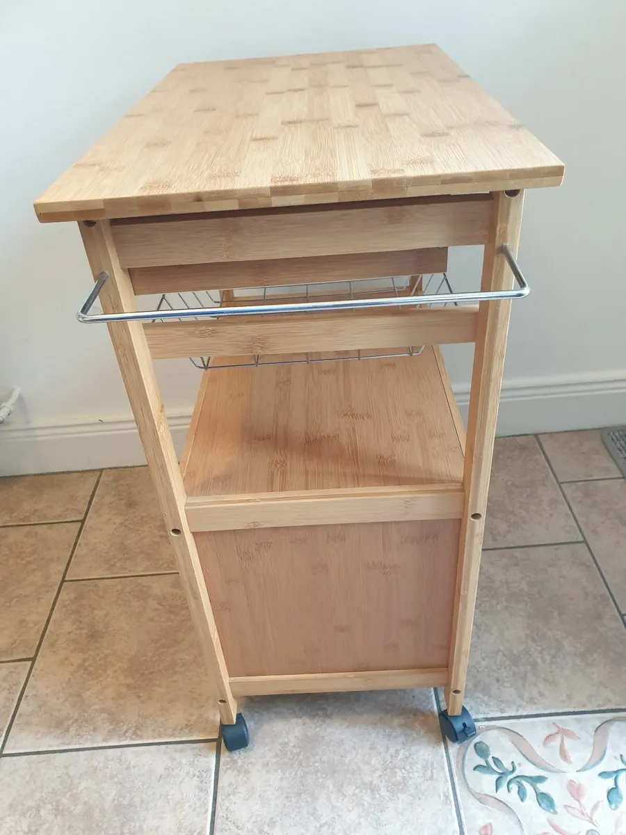 Bamboo Storage Trolley - Collection - Image 3