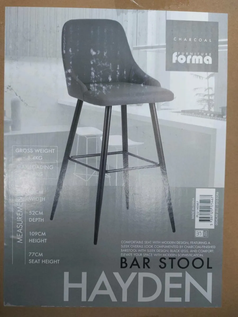 Bar stools x 4 - Image 3