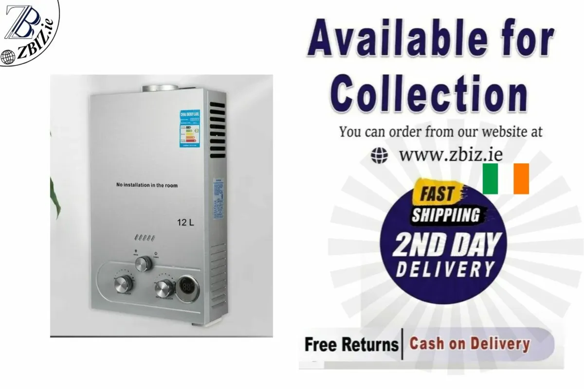 12L Propane Gas Water Heater for Caravan - Image 1