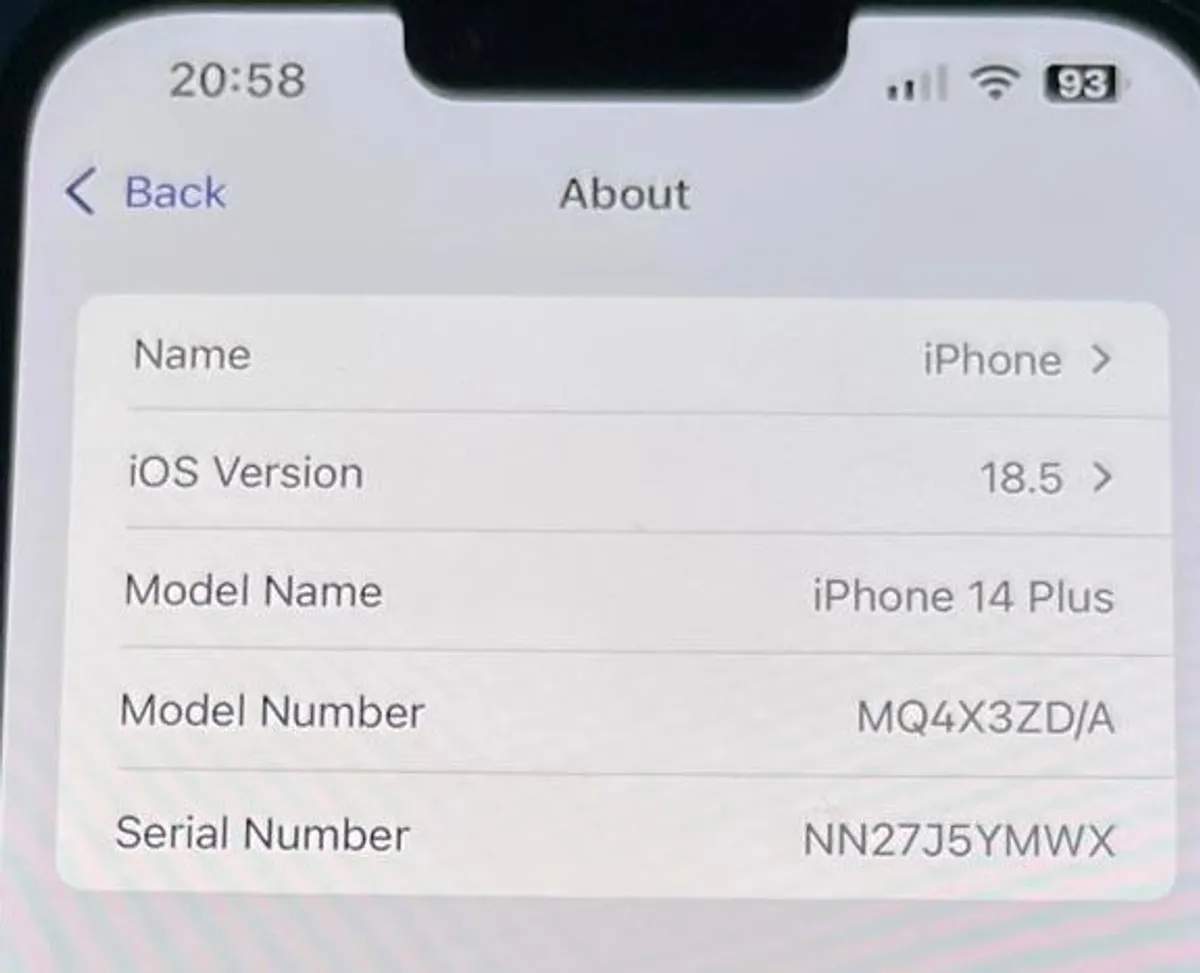 iPhone 14 Plus 128GB Midnight (Unlocked) - Image 3