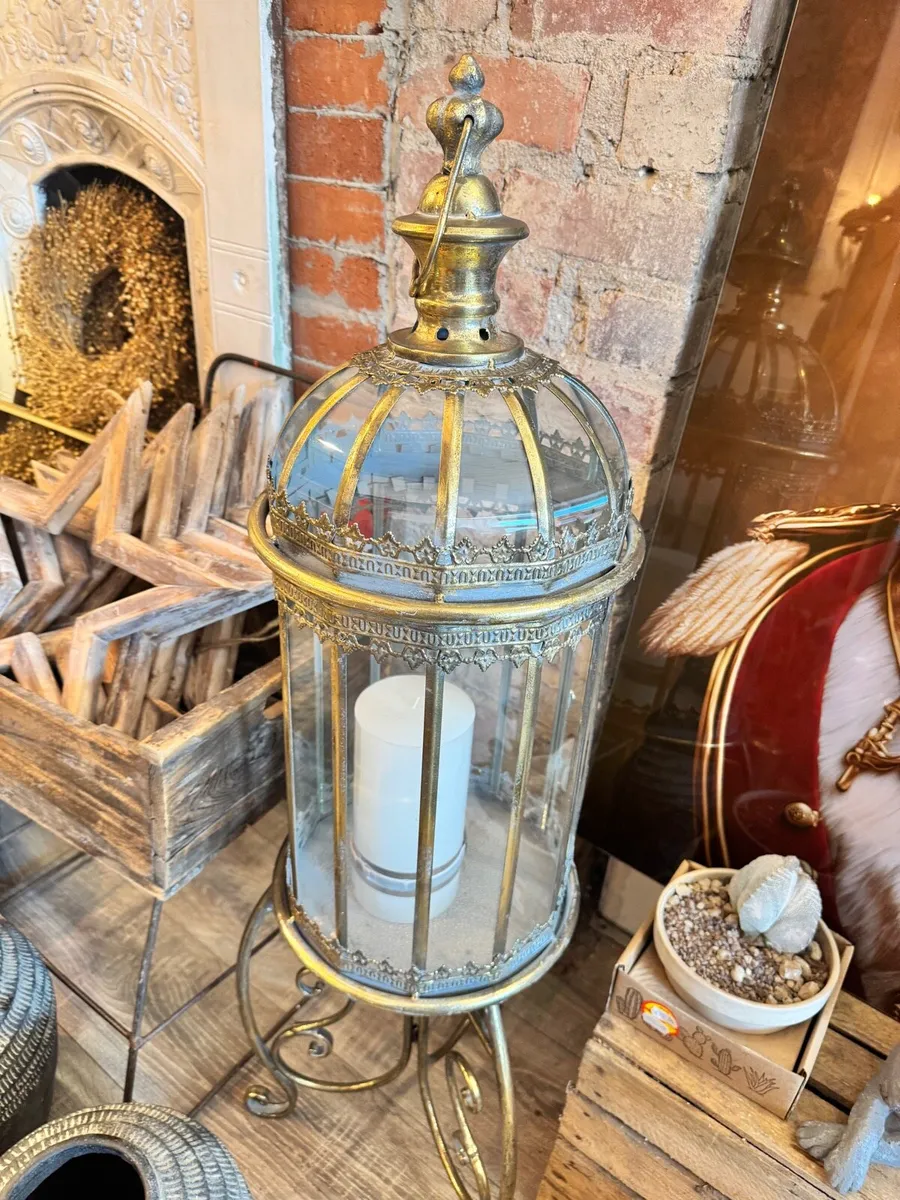 Brass lantern - Image 1