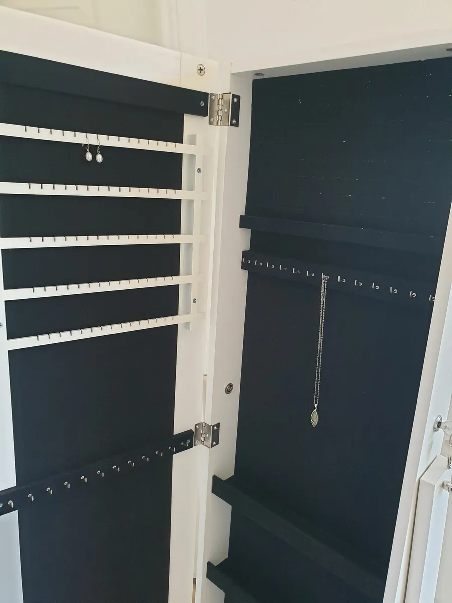 Tall Mirror with Jewellery Storage - To Collect - Image 3