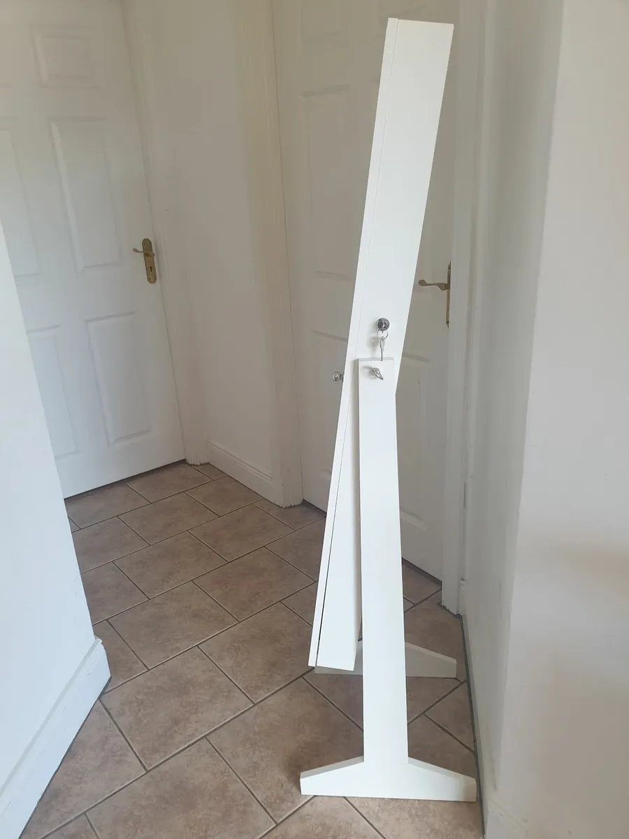 Tall Mirror with Jewellery Storage - To Collect - Image 4