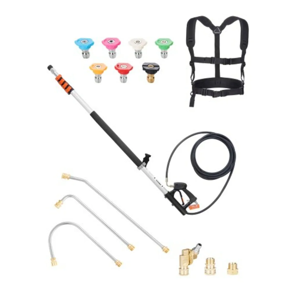 Pressure Washer Telescoping Wand 21 ft 4000 psi T - Image 1