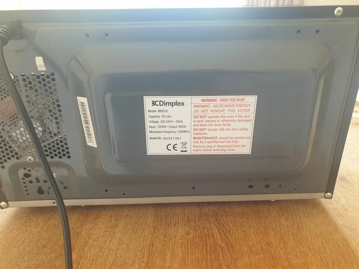Microwave - 800W Dimplex 980533 - Image 4