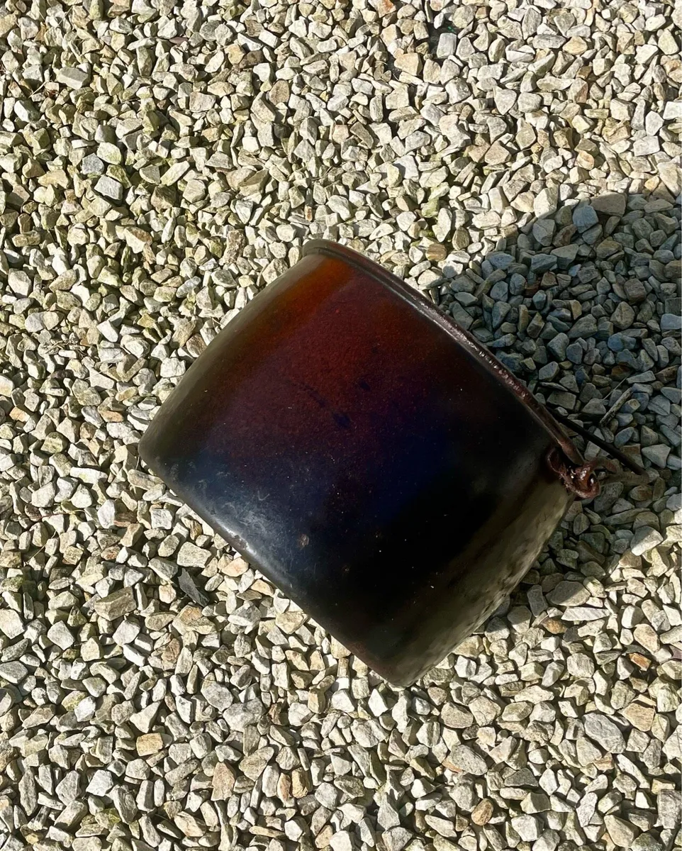 Vintage Cast Iron Pot or Planter - Image 2