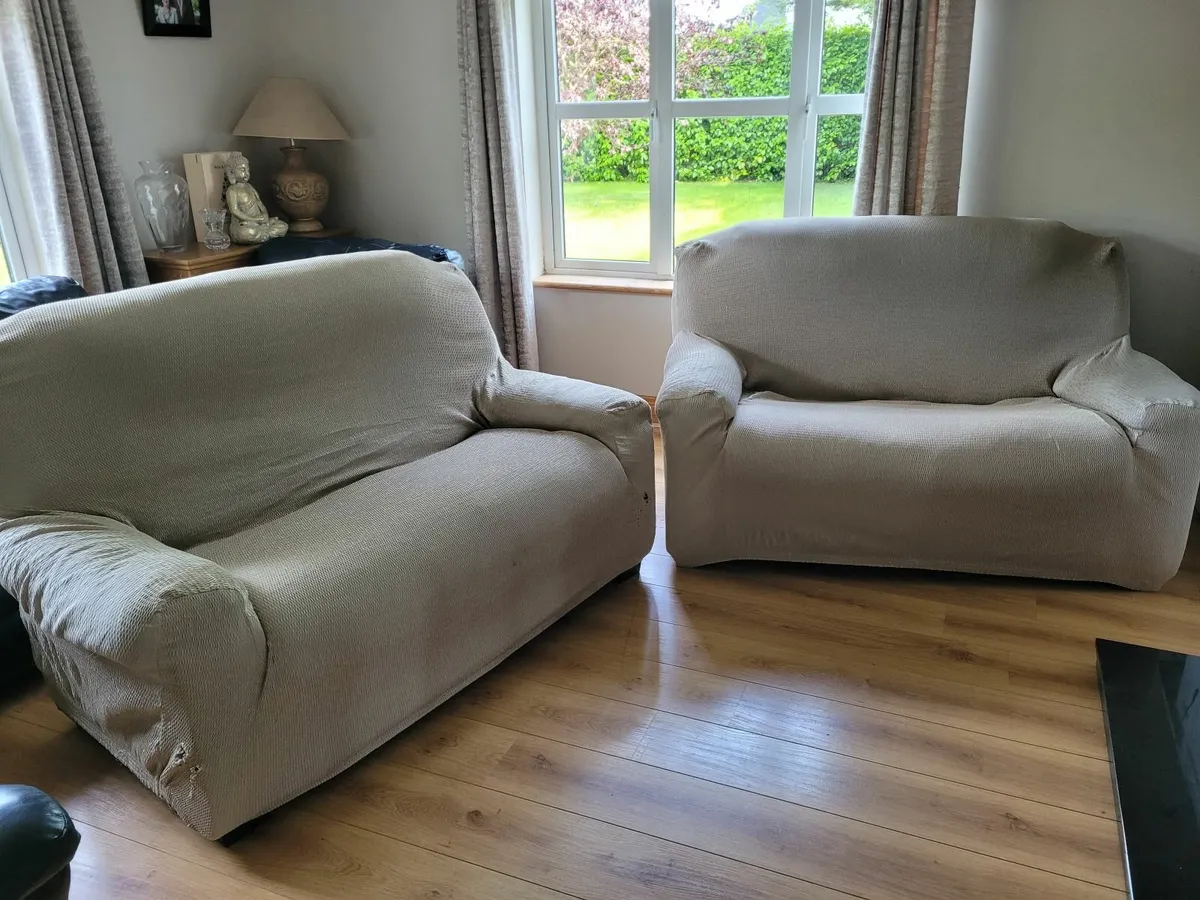 2-seater sofa x2 - Image 1