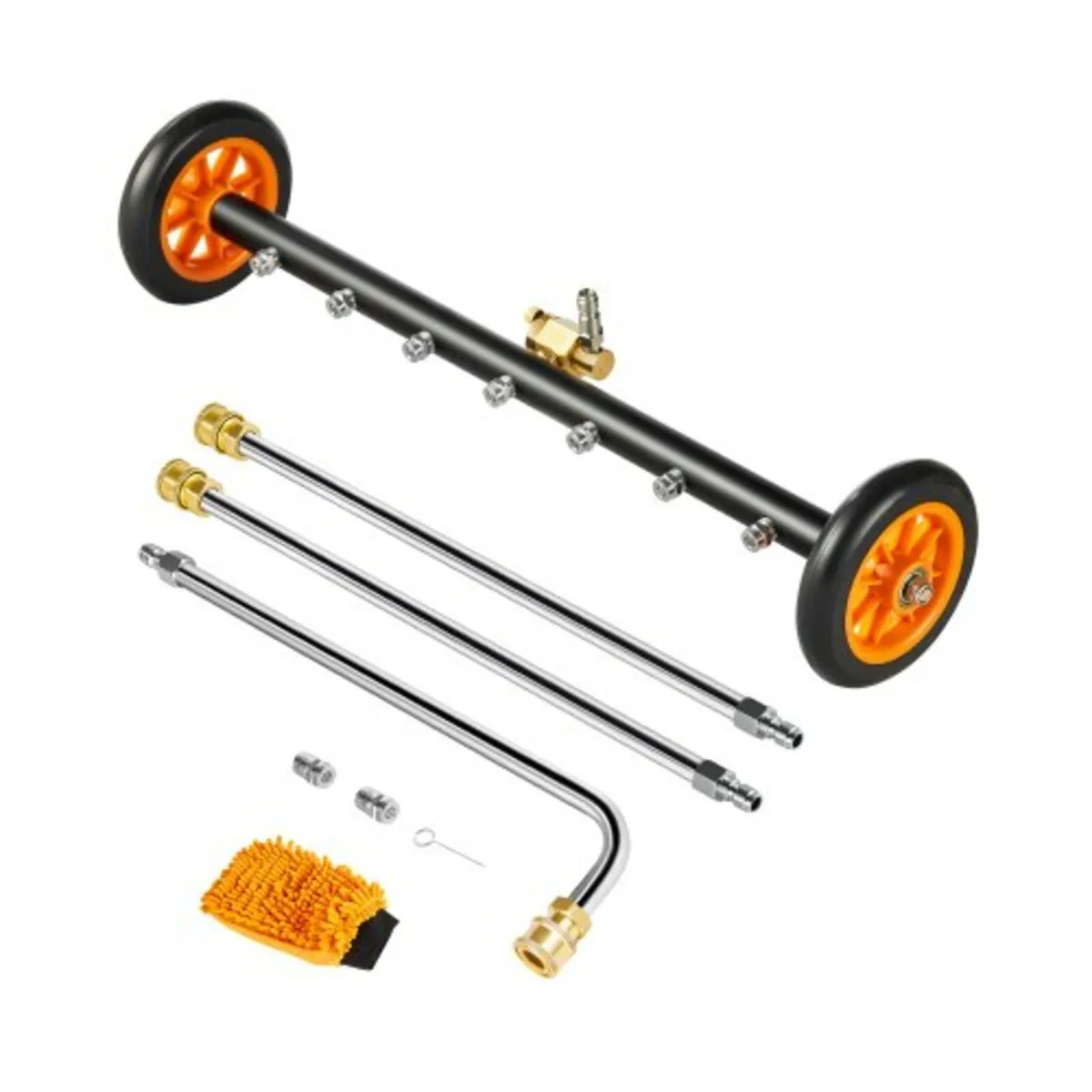 24" Pressure Washer Undercarriage Cleaner with 2 W - Image 1