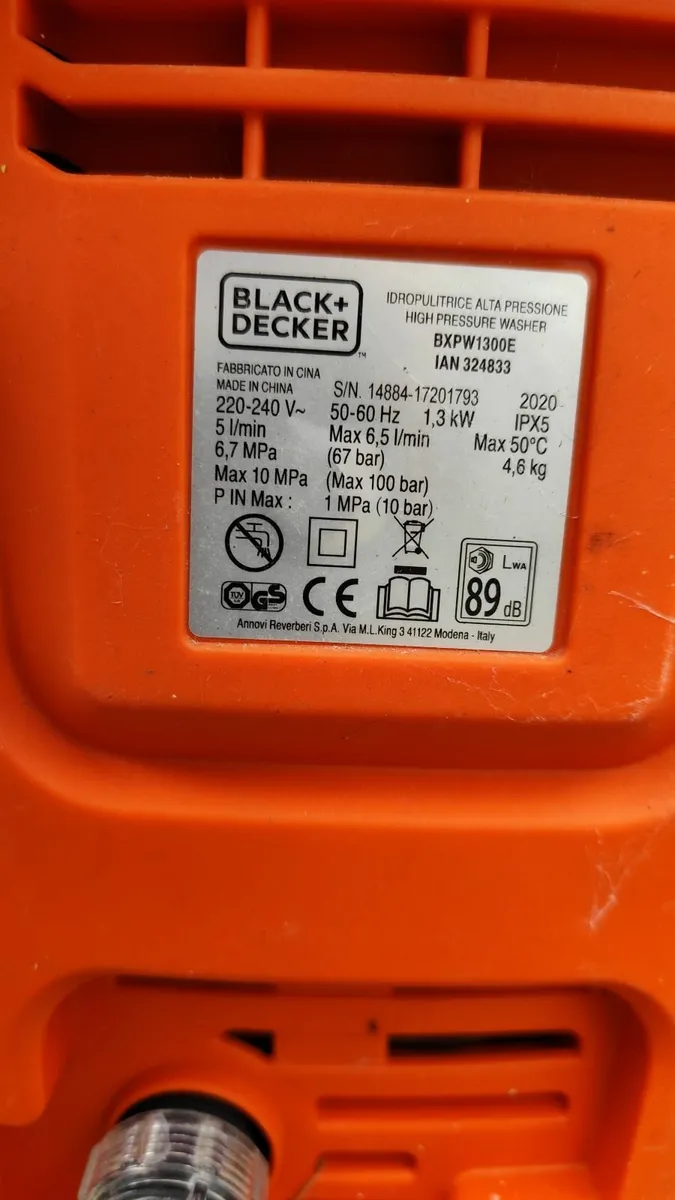 Pressure Washer,  Black and Decker power washer - Image 4