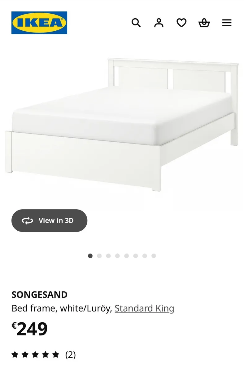 Bed frame - Songesand ikea - Image 1