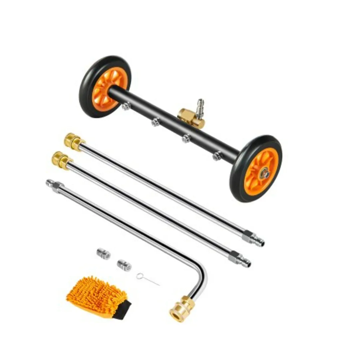 16" Pressure Washer Undercarriage Cleaner with 2 W - Image 1