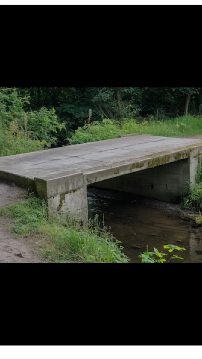Reinforced precast bridge/ cheap to clear - Image 1