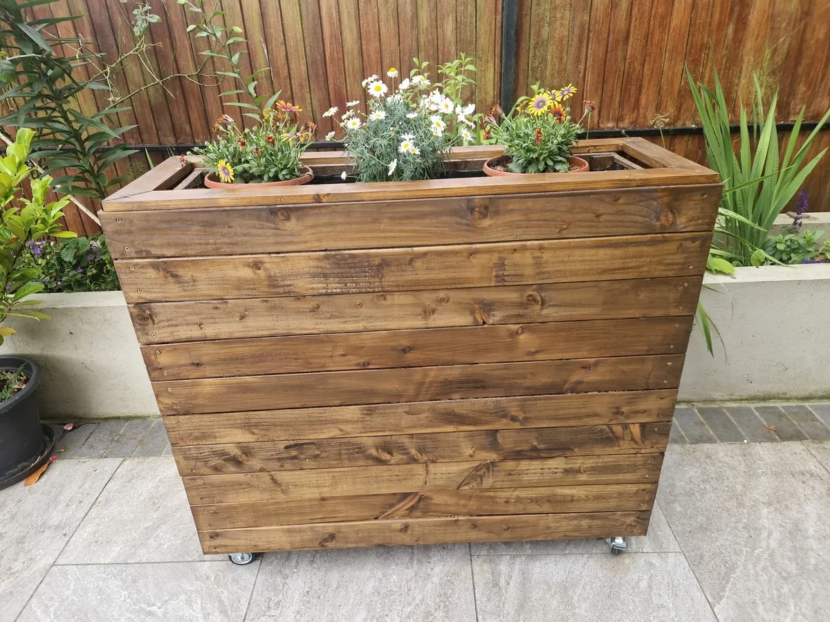 Handmade Tall Planters - Image 2