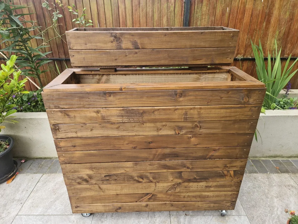 Handmade Tall Planters - Image 4