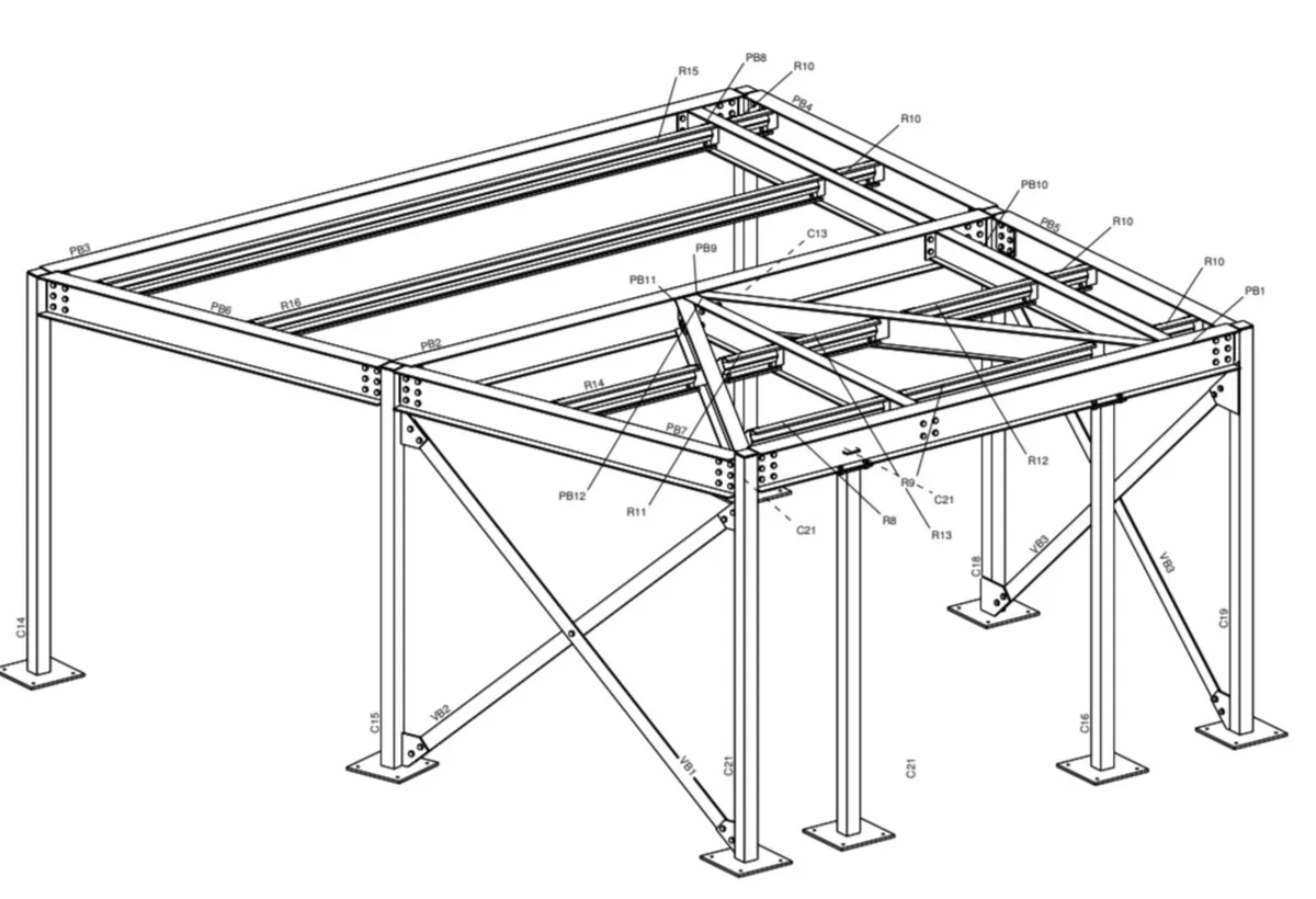 Structural Steel Frame Shed - Image 1