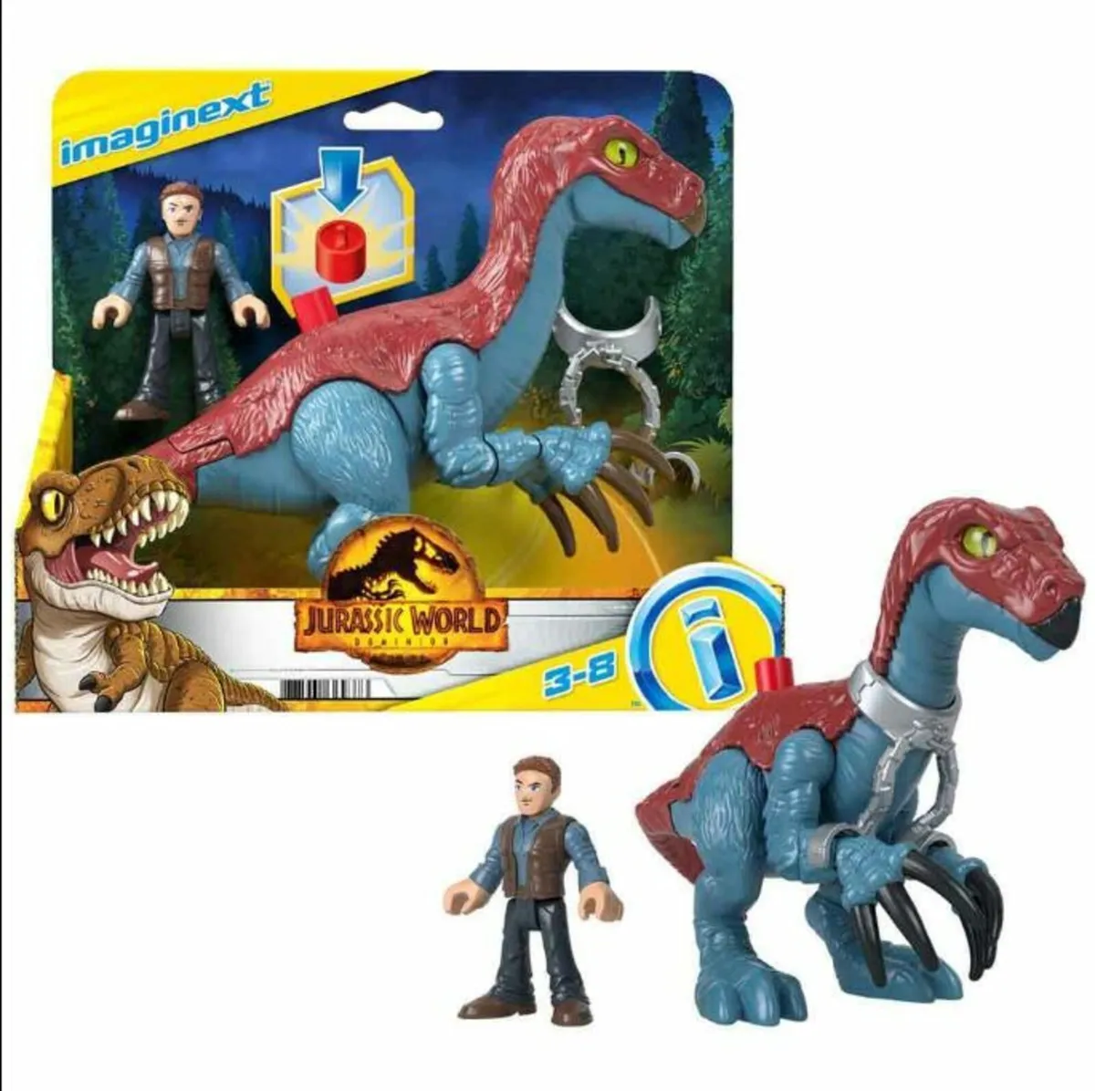 Imaginext Jurassic World Dominion Therizinosaurus - Image 4