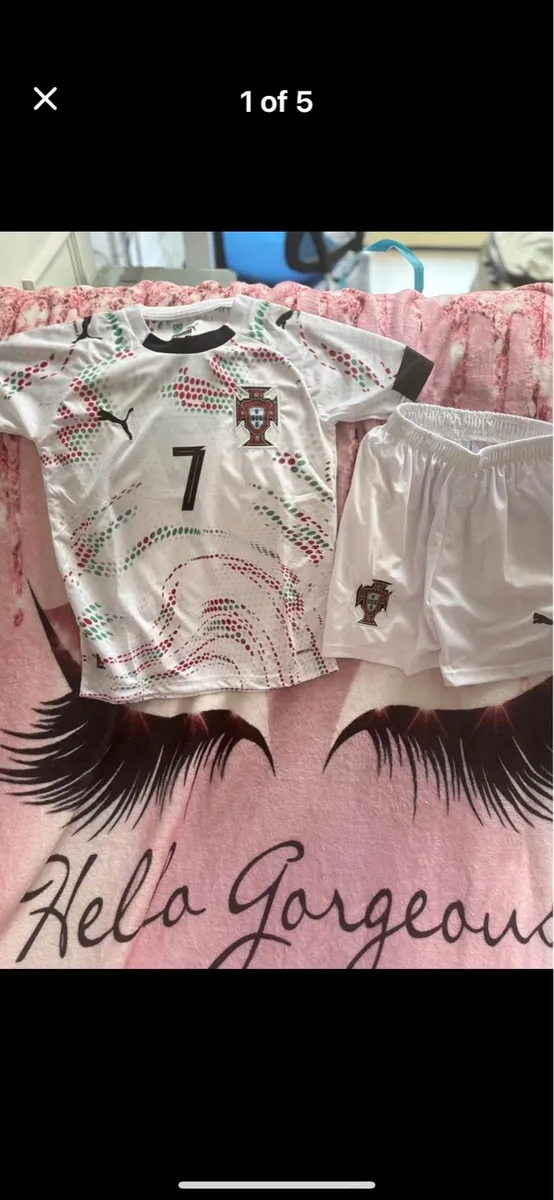 Boy’s Football Kit Portugal - Image 1
